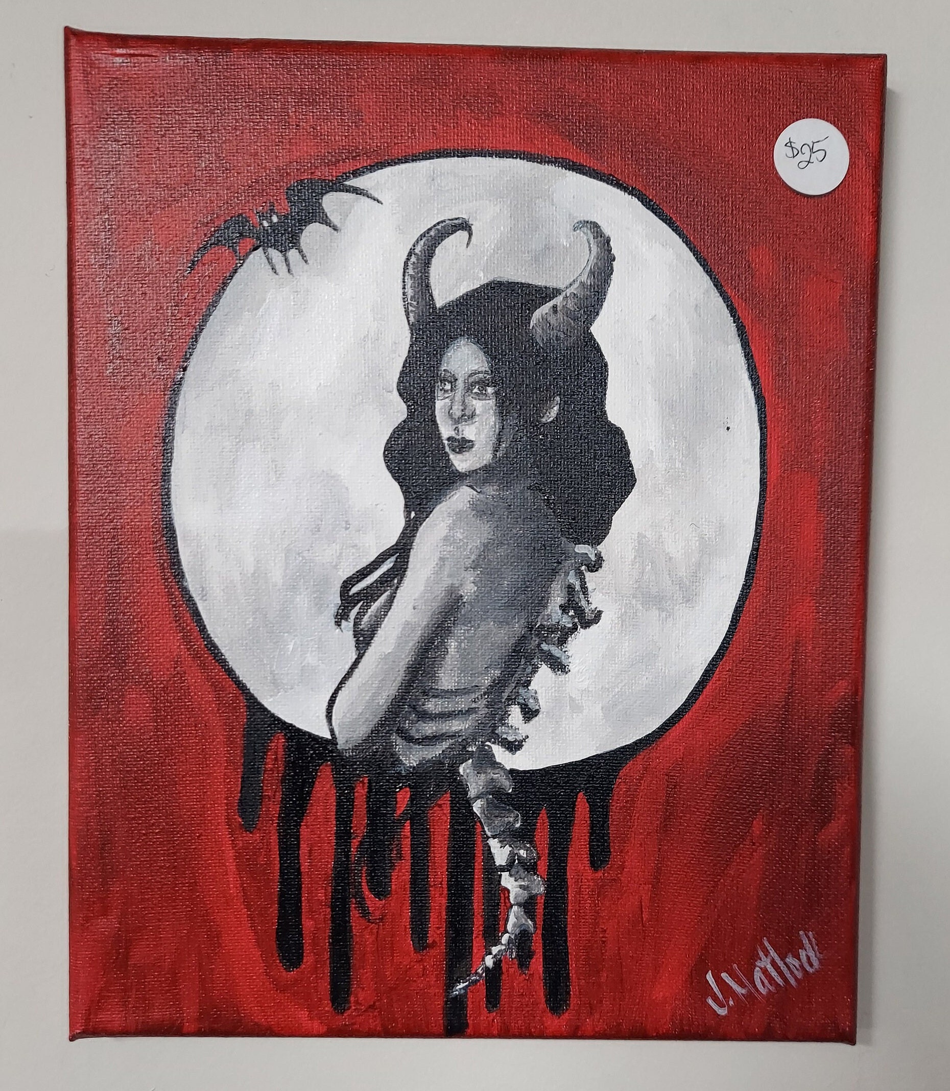 Demonia I Acrylic Painting - Etsy