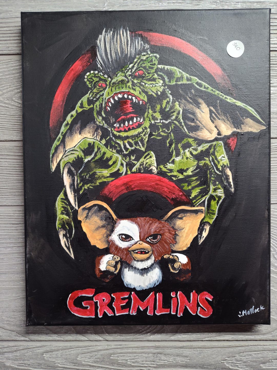 Gremlins Acrylic Painting - Etsy
