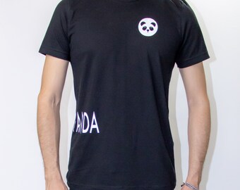 Team Panda Short sleeve t-shirt (Black)