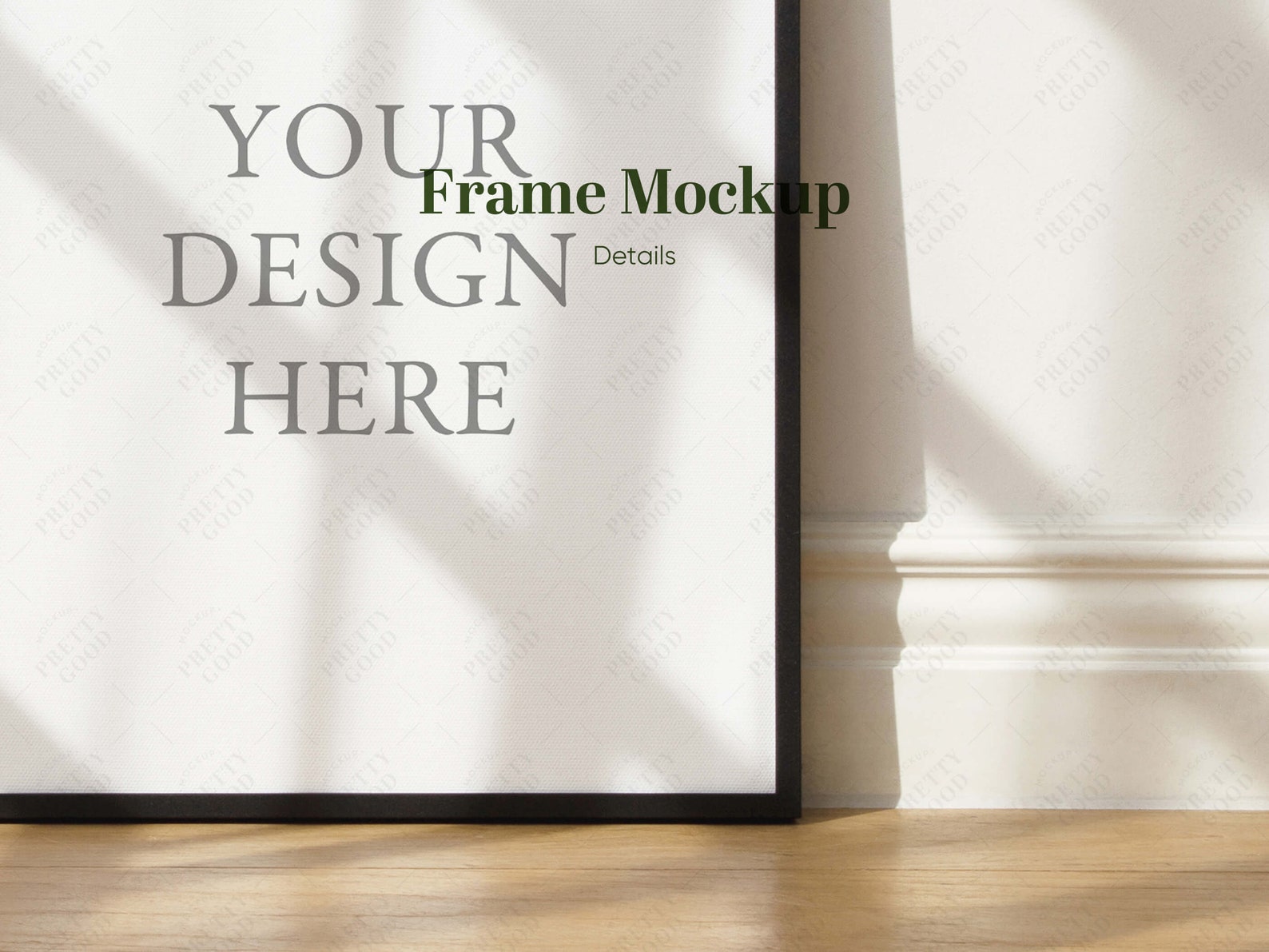 Download Frame Mockup Contemporary Paper Girls Mock Up 11x14 | Etsy
