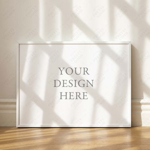 3:4 Artwork Print Farmhouse Boho Wood Sign Mock Up Wood Frame Mockup 30x40 3x4