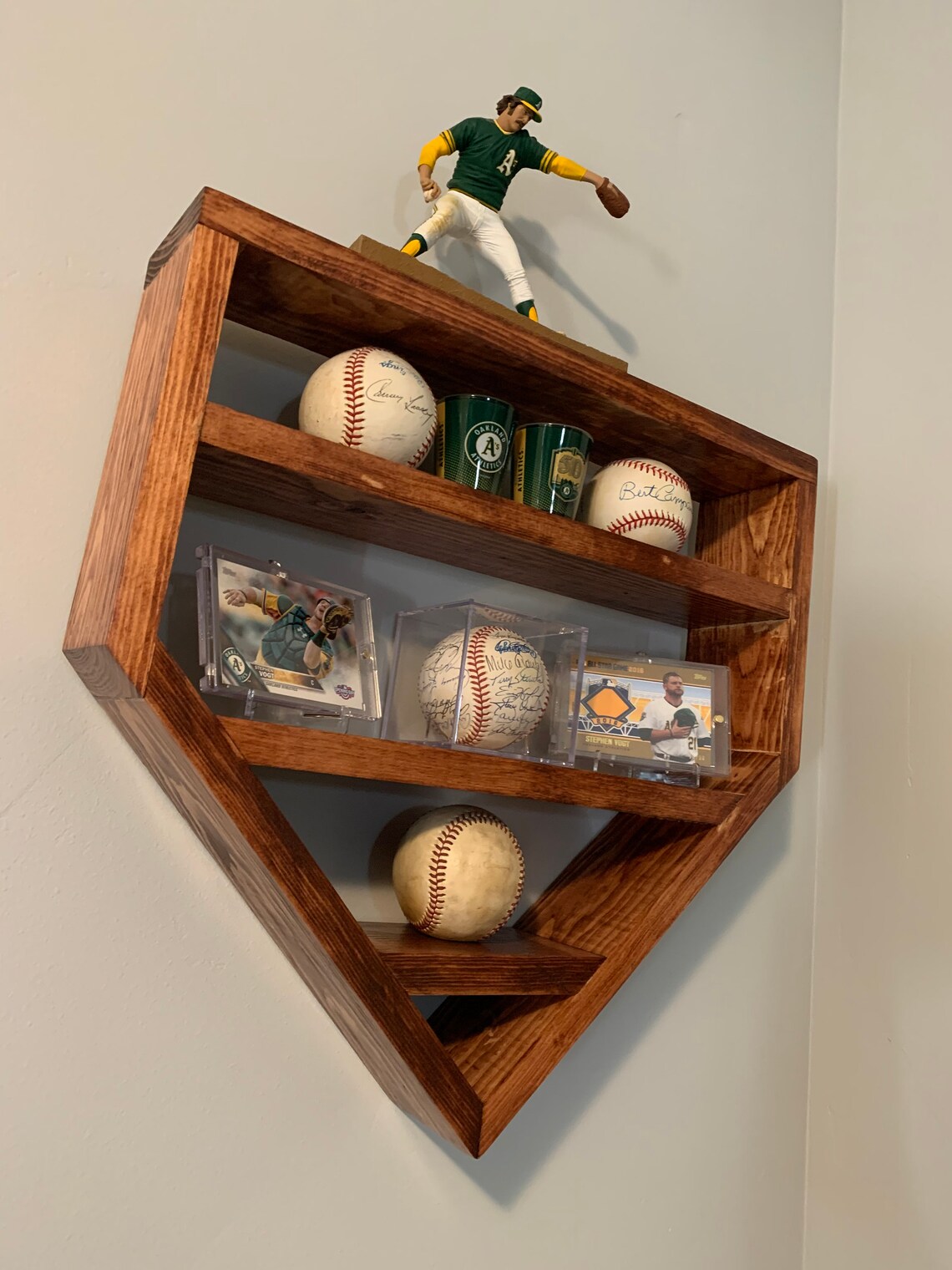 Home plate baseball memorabilia display Official Home Plate Etsy