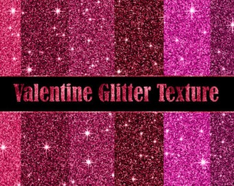 Valentine Glitter Digital Paper Junk Journal Kit Basic Papers Printable Shabby Pages Background Paper Vibrant Collage sheet, Scrapbook Paper