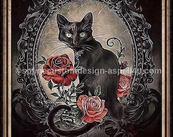 Salem Sanctuary for Wayward Cats Custom Made to Order in America Stunning 8.5x11 Cardstock Print with Vivid Colors Home or Office Decor