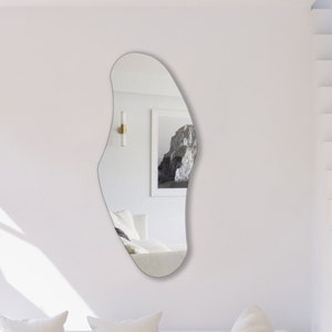 Bumera Irregular Mirror Wall Decor, Asymmetrical Mirror Home Decor, Aesthetic Mirror