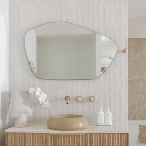 Daria Irregular Mirror Wall Decor Asymmetrical Home Mirror Aesthetic Bathroom Mirror Livingroom Decor