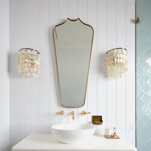 Asymmetrical Wall Mirror: Italian Style Irregular Home Decor