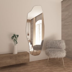 Dragos Irregular Mirror Home Decor Asymmetrical Unique Mirror Wall Design Aeshetic Mirror