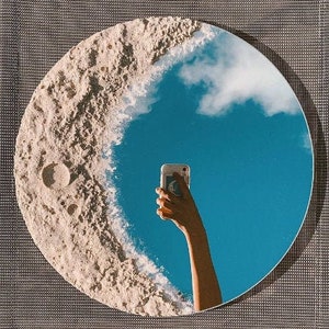 Crescent Moon Mirror: Celestial Home Wall Decor