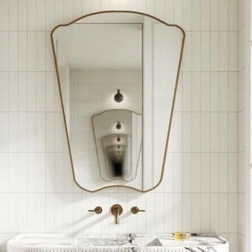 Italian Style Irregular Home Mirror Asymmetrical Design - Etsy