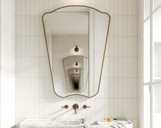 Irregular Mirror Asymmetrical Mirror Aesthetic Mirror