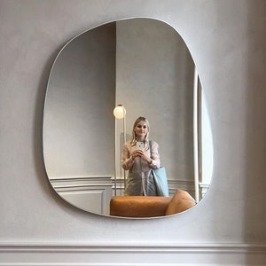 Mugla Irregular Mirror, Asymmetric Interior Design , Luxury Mirror Home Decor, Mirror Wall Decor