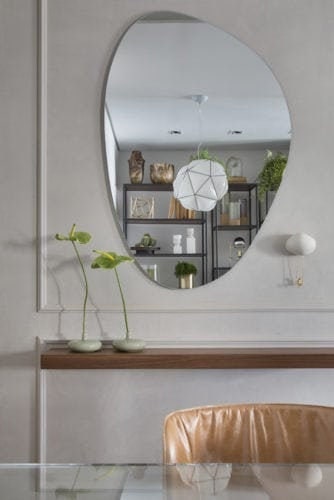 Wall Art Specchio asimmetrico Decorazioni per la casa, Specchio irregolare per  camera da letto, Decorazioni per pareti con specchi estetici da bagno -   Italia
