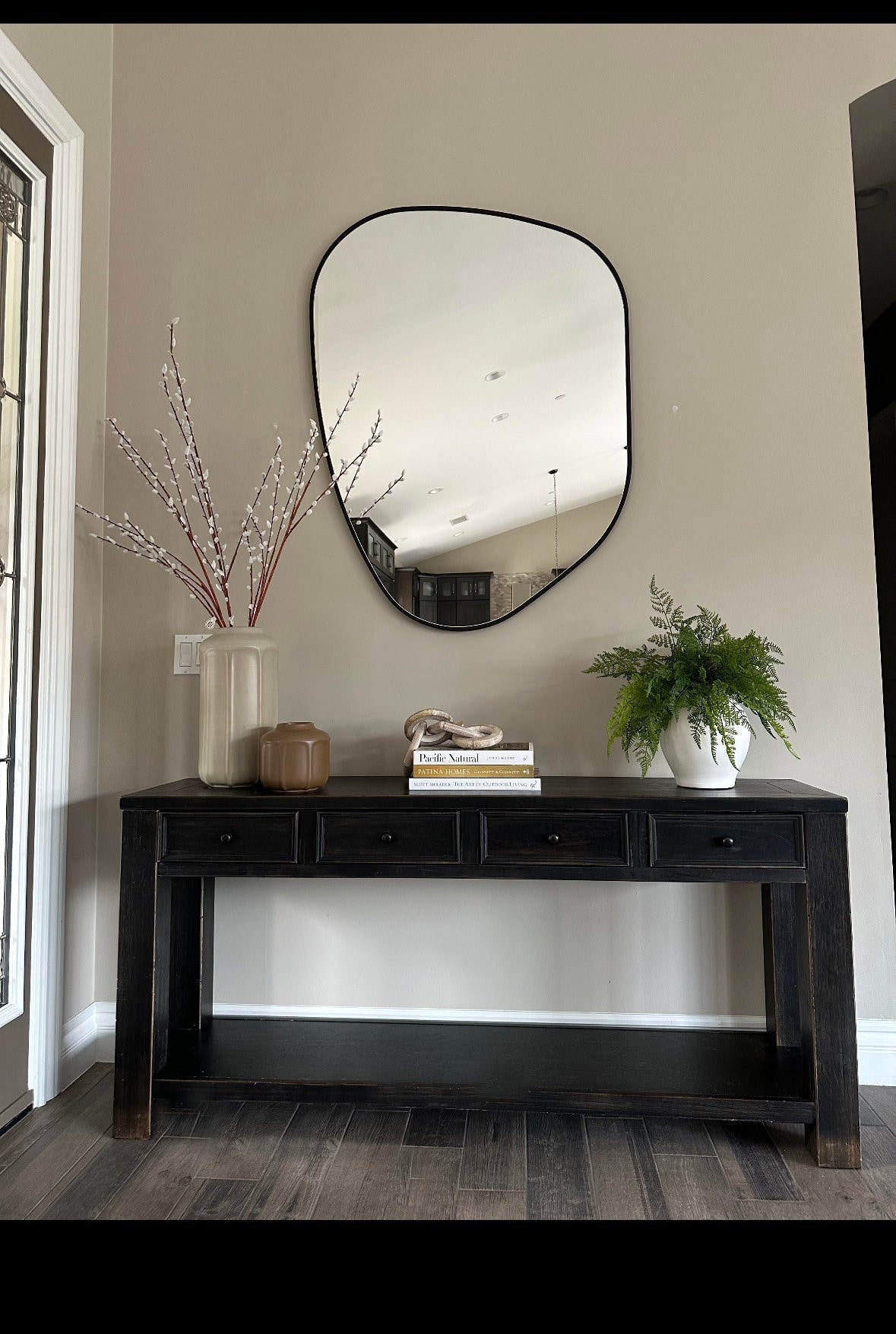 Unique Mirror Custom Design Irregular Mirror Asymmetrical Home Decor  Aesthetic Wall Mirror