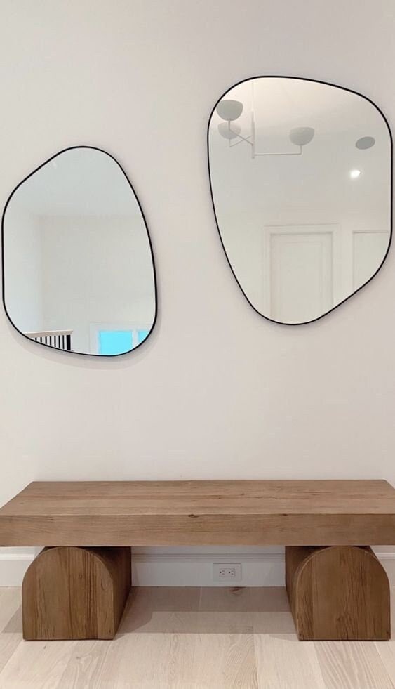 Irregular Wall Mirror Aesthetical Home Design Mirror Asymmetrical Wall  Design