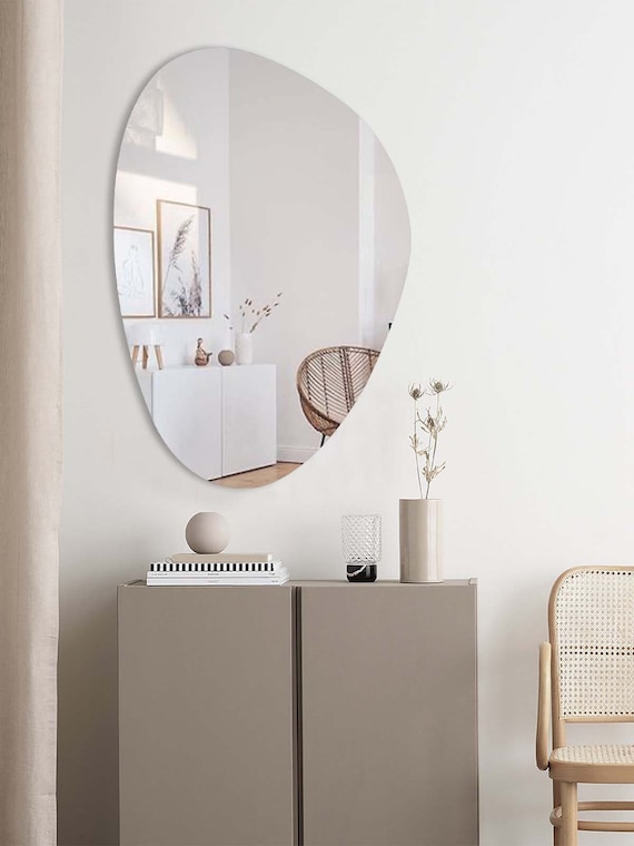 Irregular Mirror Home Decor, Asymmetrical Wall Decor, Aesthetic