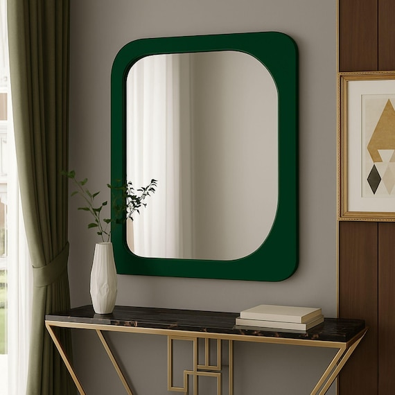 Asper Mirror – Asymmetrical Wall Mirror Framed Living Room Mirror
