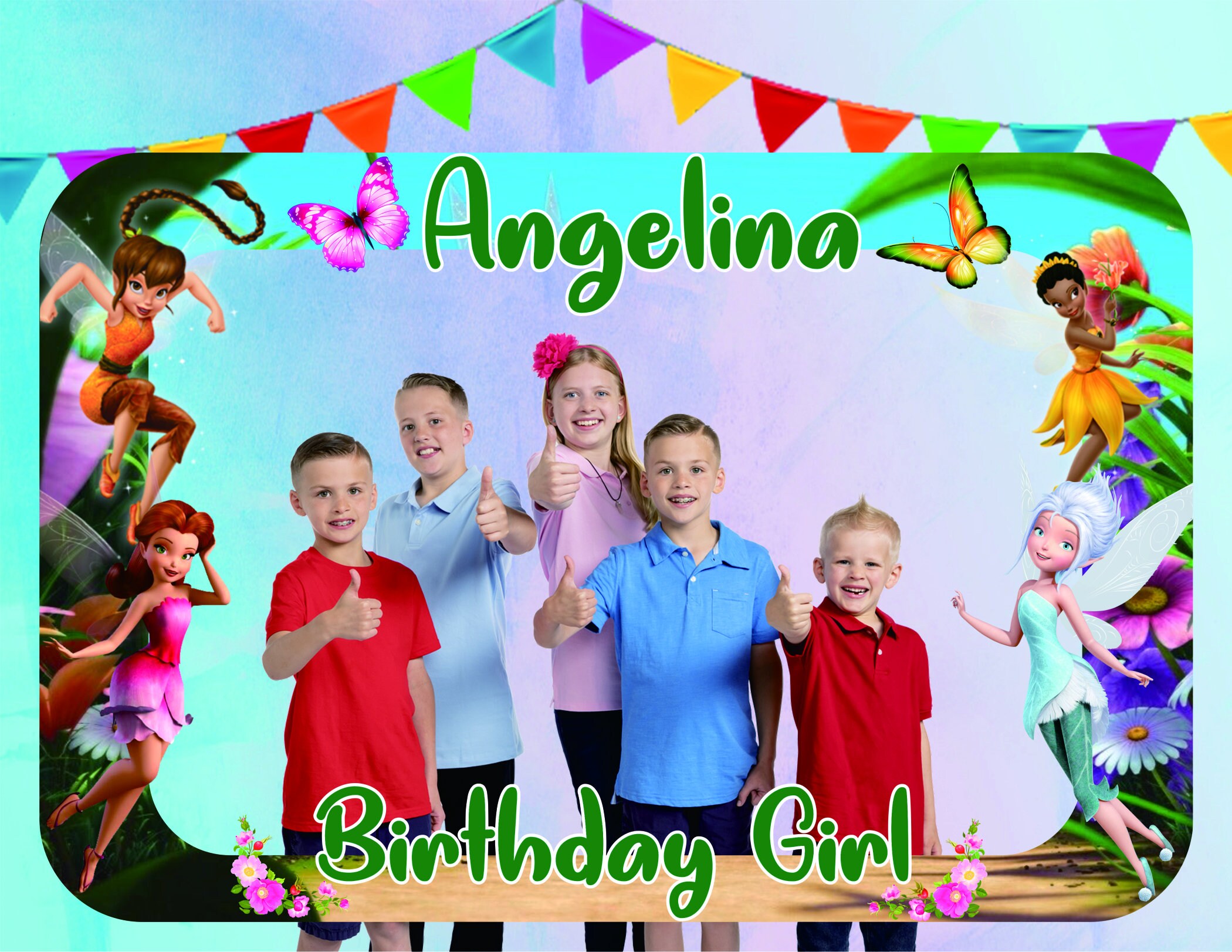 Tinkerbell Photo Frame Tinkerbell Frame Tinkerbell Photo Etsy