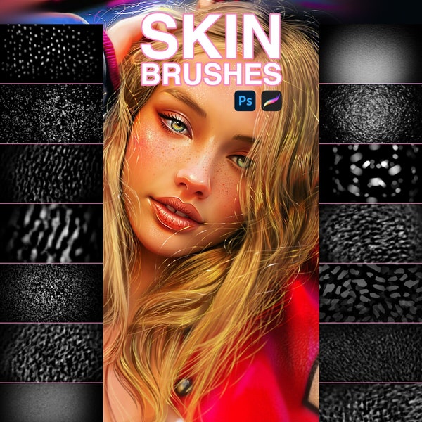 Skin Brushes for Photoshop and Procreate