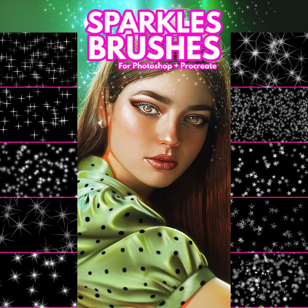 Sparkles Brushes for and Procreate Etsy