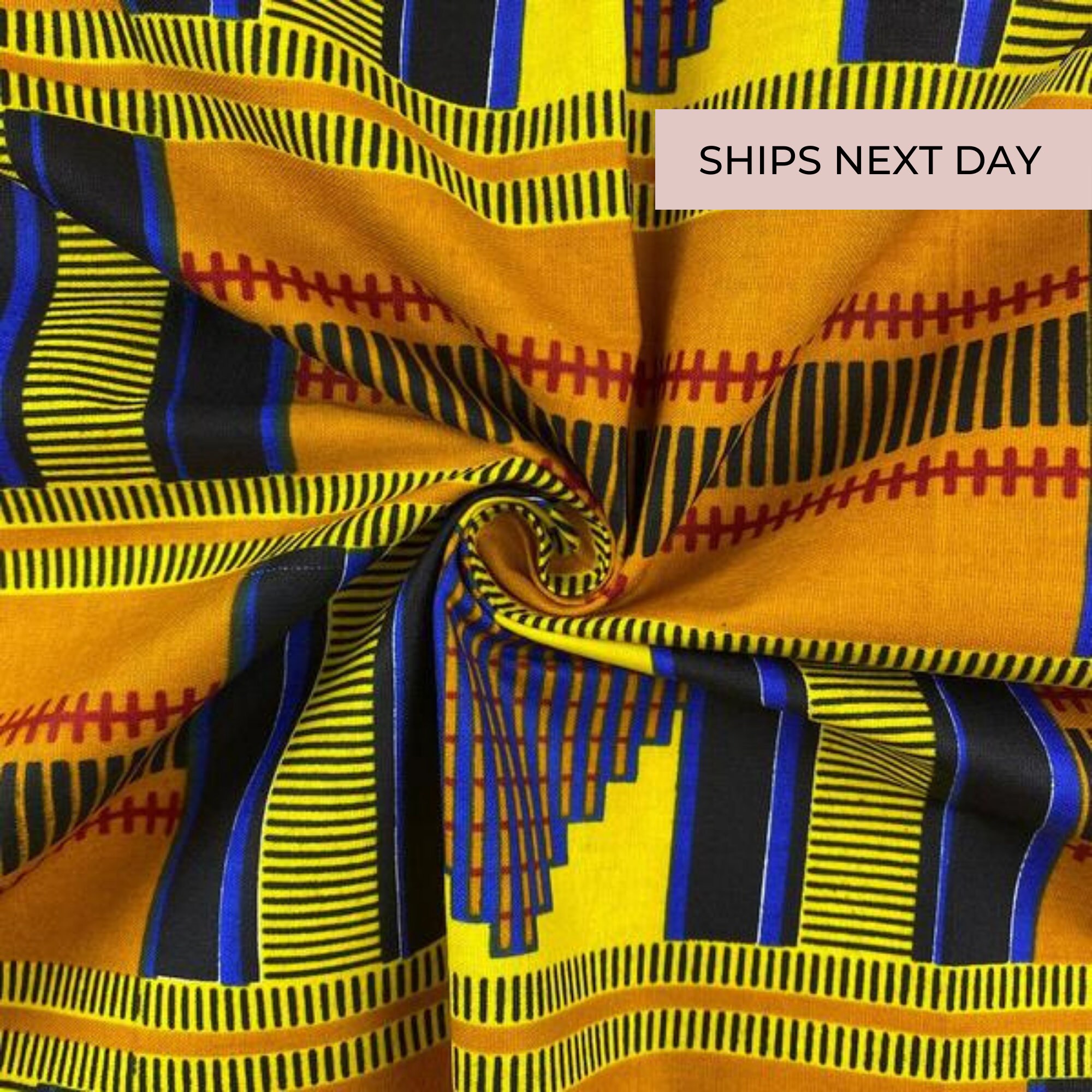 Kente African Print 1 / Quilt Fabric by the Yard / 100 Cotton Etsy