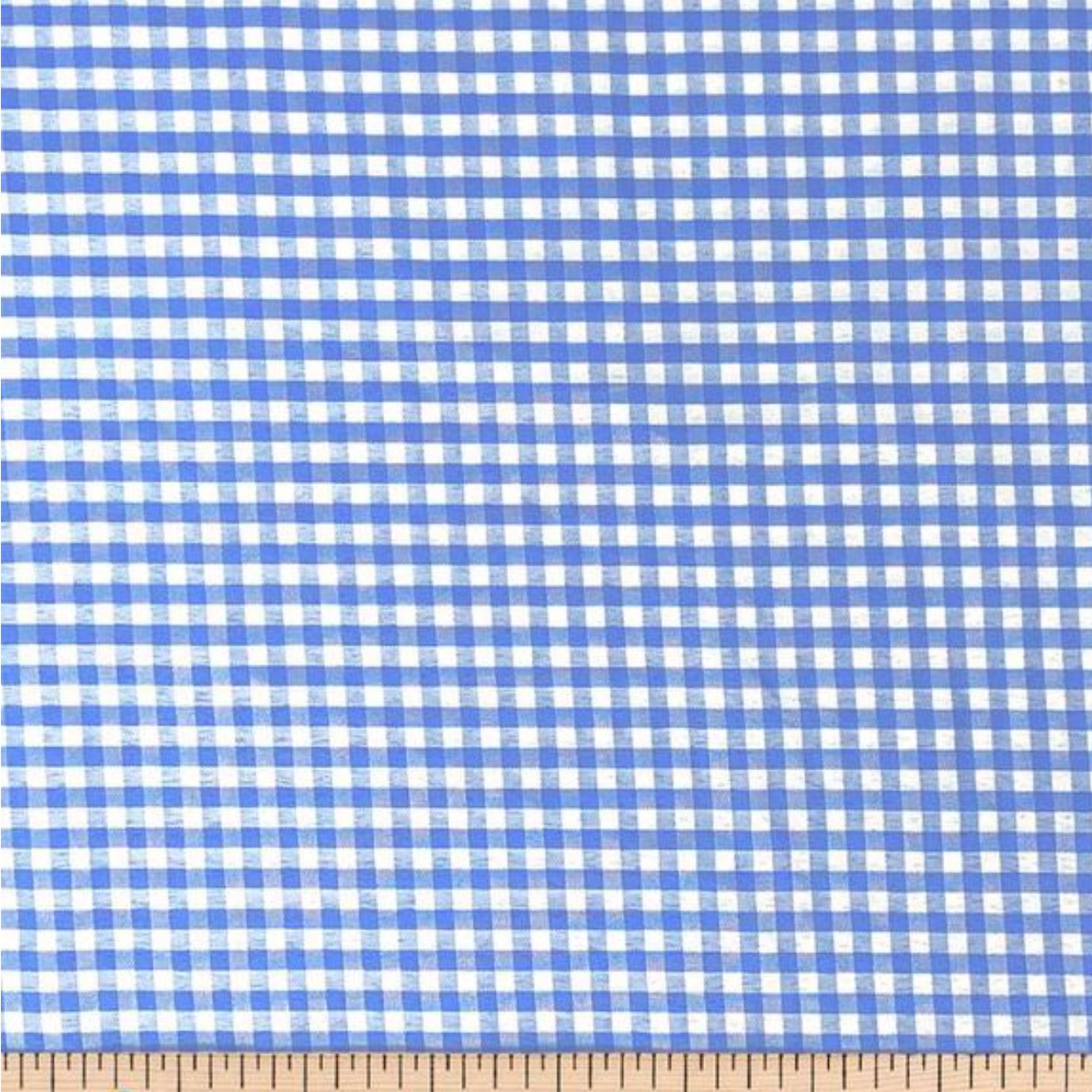 Light Blue 1/8 Gingham Fabric / Fabric by the Half Yard Etsy