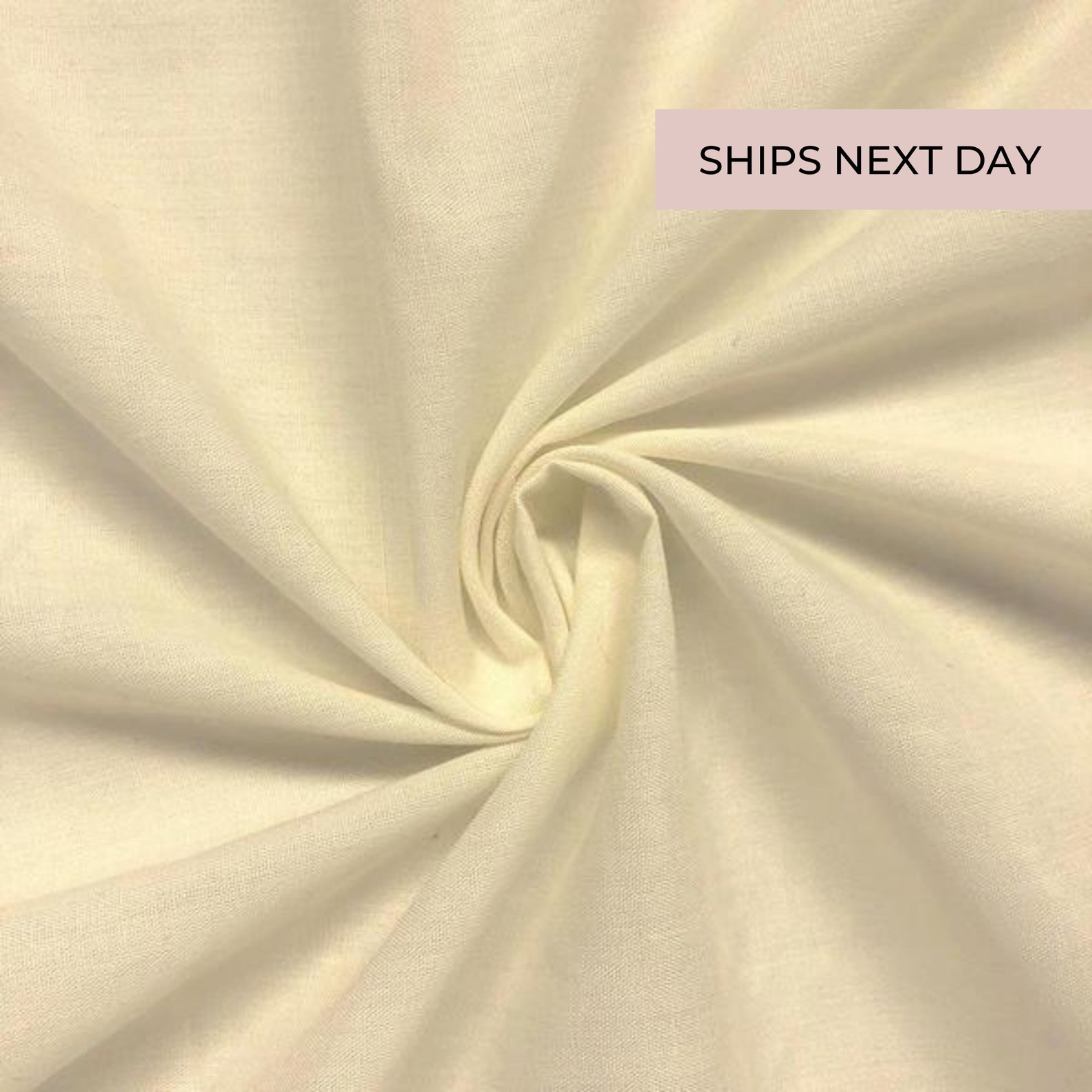 Off White Cotton Polyester Broadcloth Fabric / Quilt Fabric by Etsy