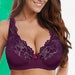 New Women Bra Floral Lace, Breathable Sexy Lingerie Underwear Perspective, Plus Size Bra Brassiere 