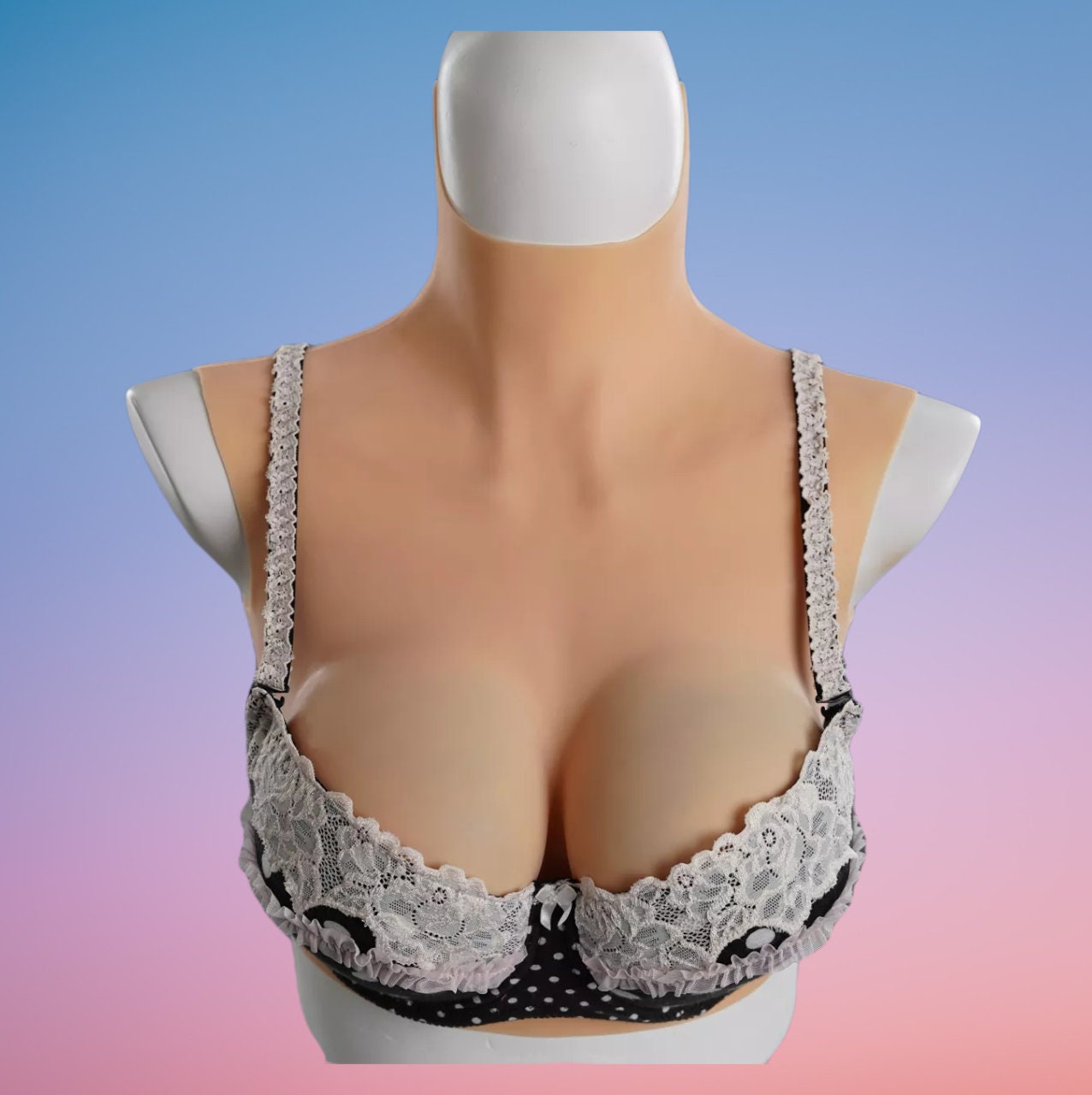 Pair Soft Silicone Breast Forms Fake Boobs Prosthetic Breast Forms For Evening High Quality