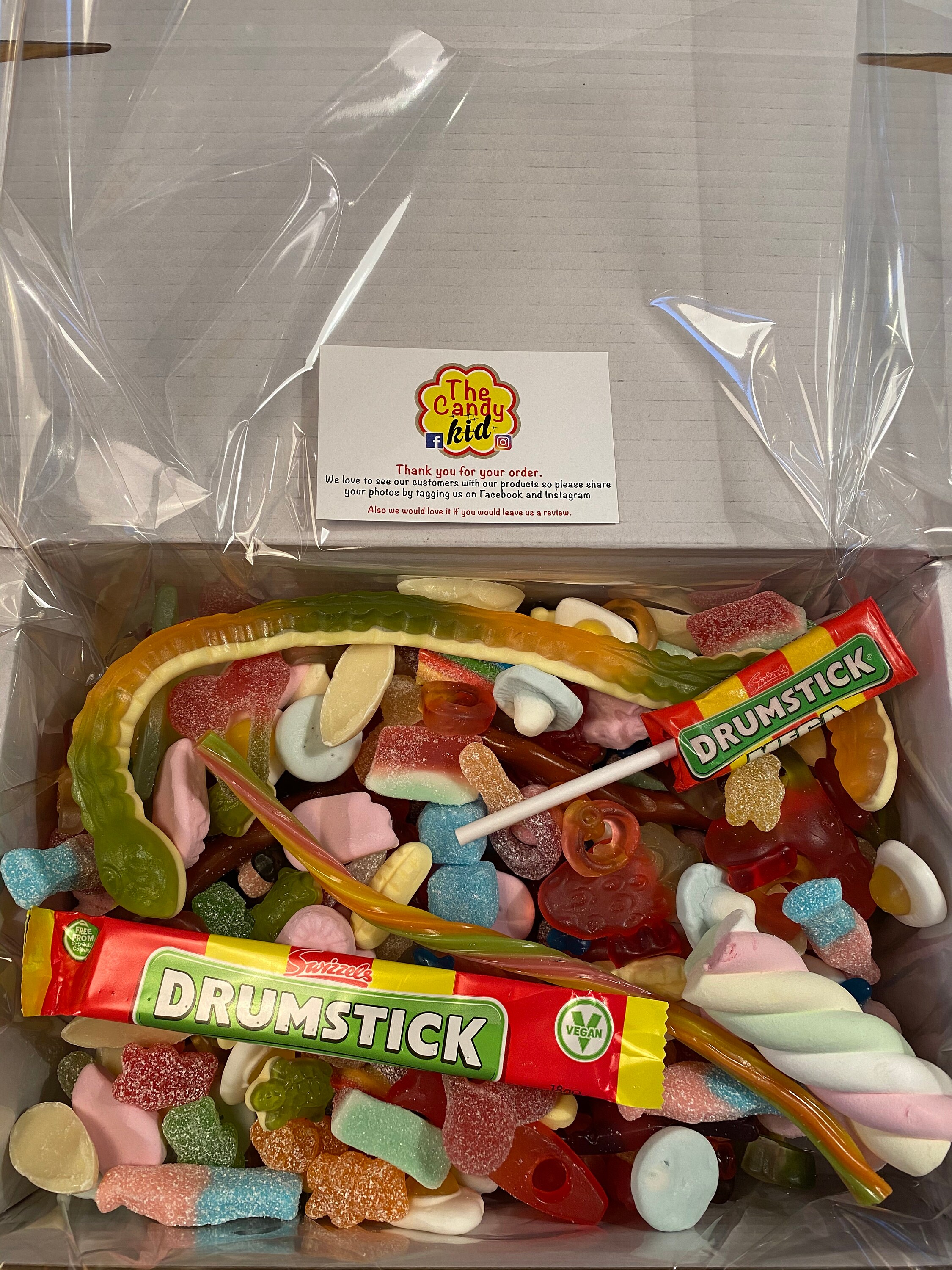Pick n Mix Sweet Box 500g 750g 1kg 1.5kg Etsy UK