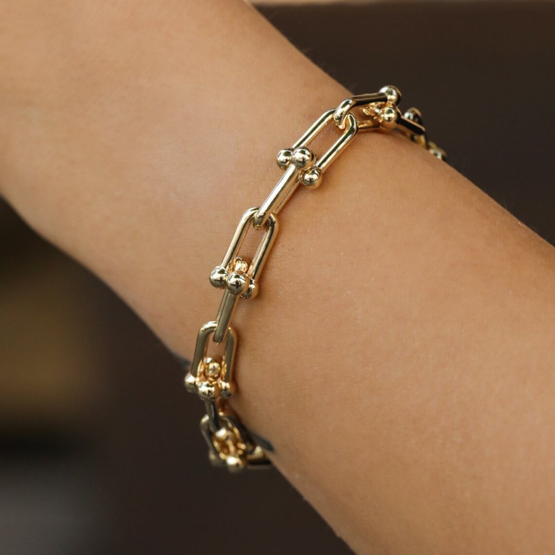 Sólido 925 plata esterlina mujer Tiffany estilo pulsera Etsy