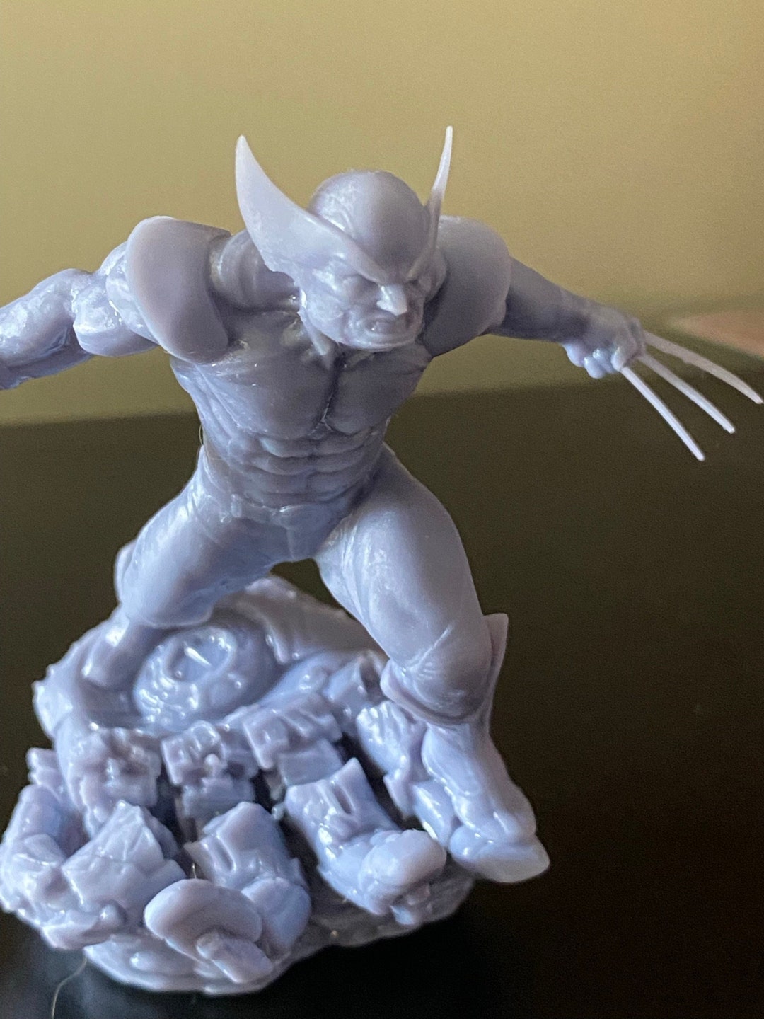Wolverine Miniature Statue Etsy