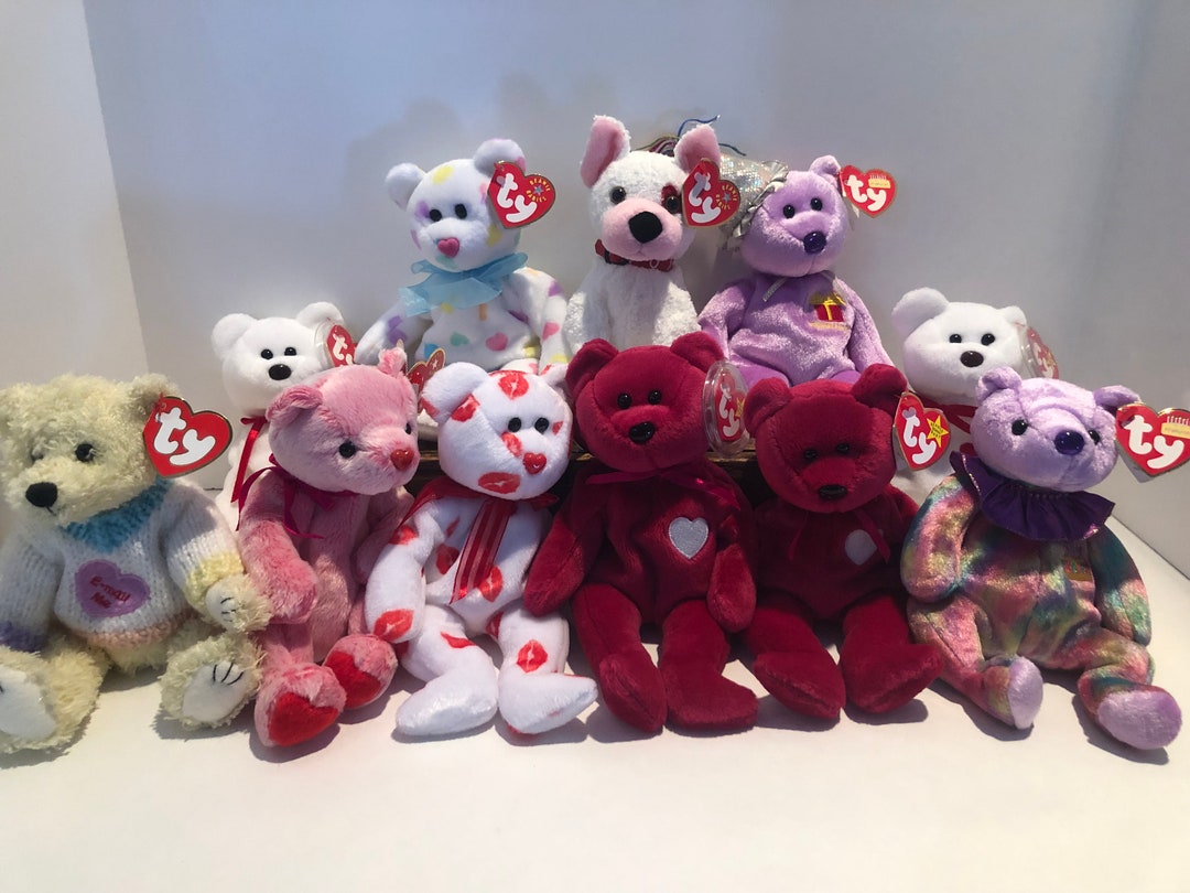 Ty Beanie Baby Valentine/february Collection Romance smooch Valentina