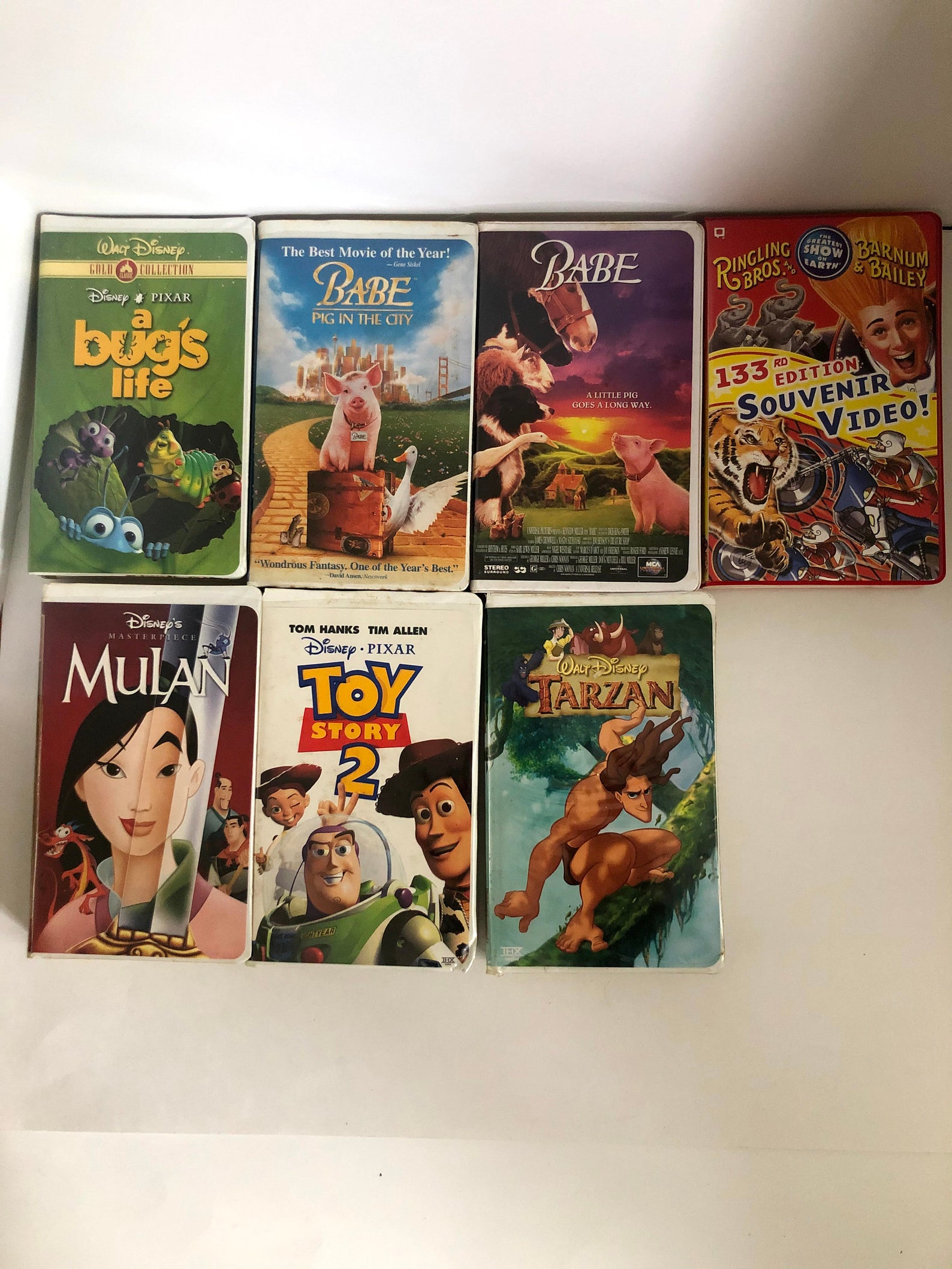 Disney VHS Tapes Vintage Black Diamond Releases Gold Collection