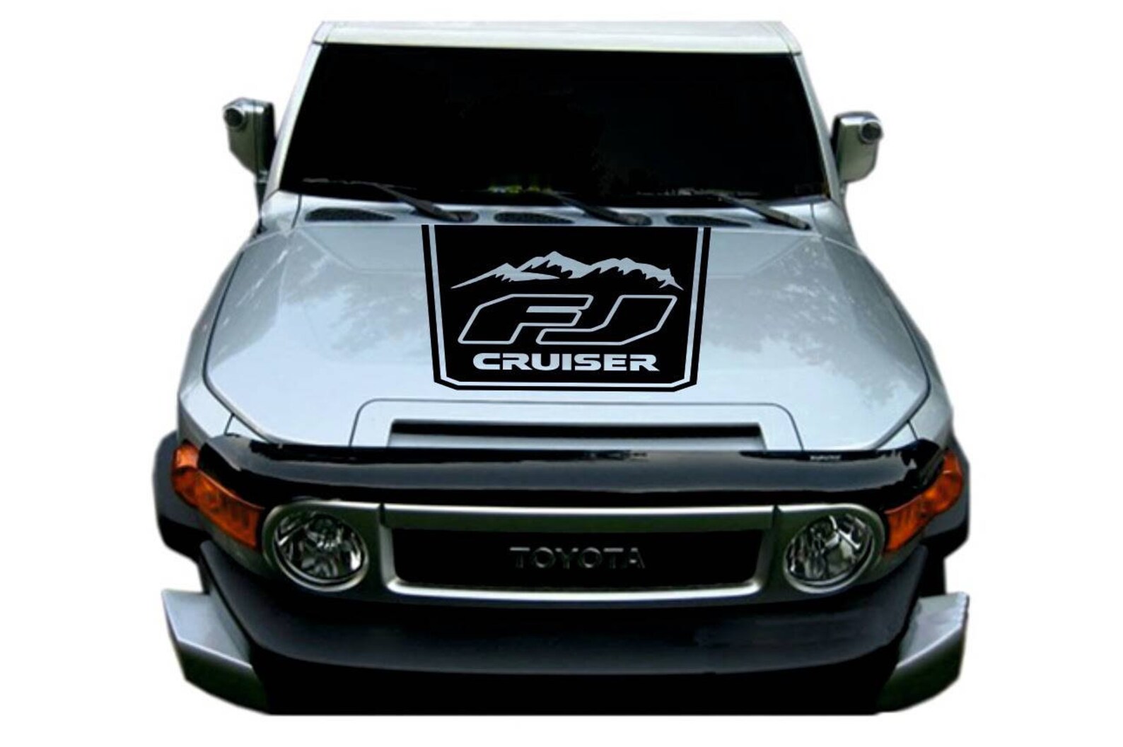TOYOTA FJ CRUISER 1pcs Hood Vinyl Decal Sticker Logo High Etsy