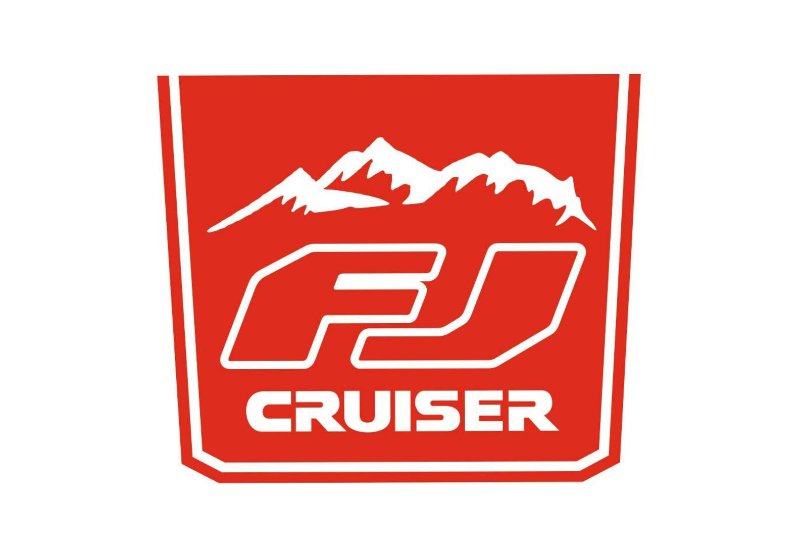 TOYOTA FJ CRUISER 1pcs Hood Vinyl Decal Sticker Logo High Etsy