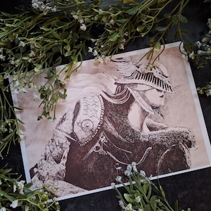 Elden Ring: Malenia, Blade of Miquella / Stampa A4 Carta a grana media 220 g/m2 100 libbre (fan art)