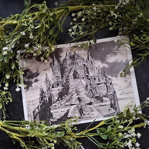 Dark Souls 3: Anor Londo / A4 Druck 220g/m2 100lb Papier (Fan Art)