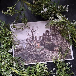 Dark Souls: Firelink Shrine / A4 Druck 220g/m2 100lb Medium Grain Papier (Fan Art)