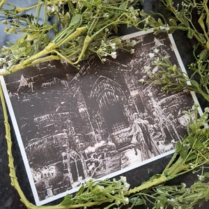 Bloodborne: Castle Cainhurst / Stampa A4 Carta a grana media 220 g/m2 100 libbre (fan art)
