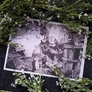 Dark Souls 3: The Dreg Heap / Stampa A4 Carta a grana media 220 g/m2 100 libbre (fan art)
