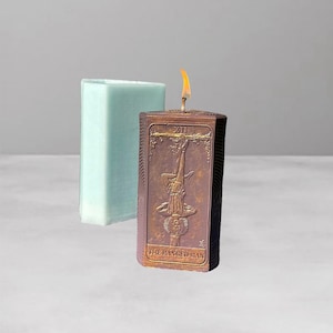 Stampo L'Impiccato Stampi in silicone fatti a mano Tarocchi Stampi Luna e stelle Stampi in silicone esoterico Stampo ciclo lunare Stampo candela tarologo