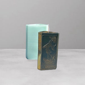 Molde de silicona para velas The Fool, molde hecho a mano de silicona para cartas de Tarot, molde de arcanos, molde colgante, molde de arcanos principales, molde de decoración para el hogar, arcilla polimérica