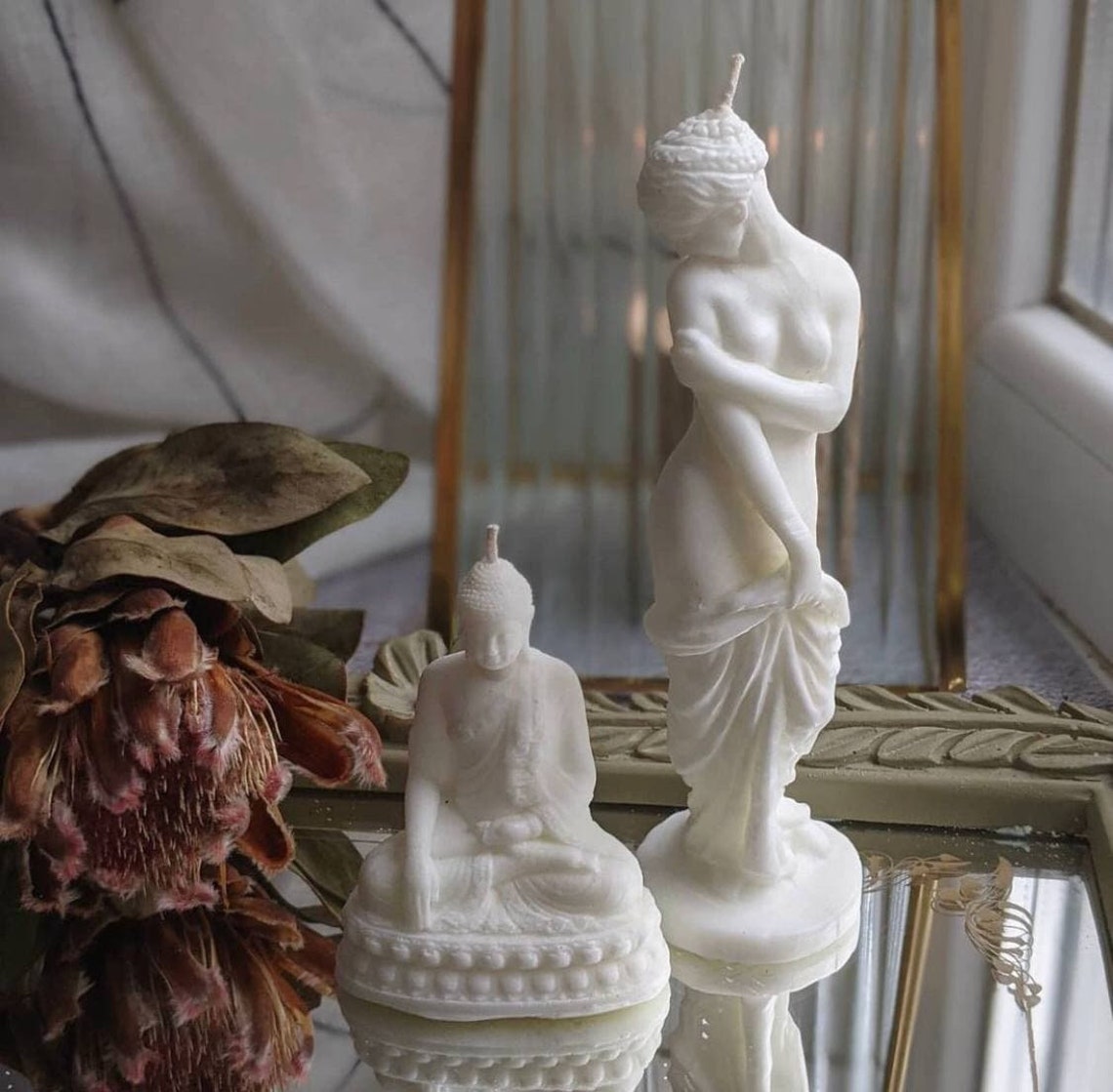 3D Shy Venus mold Goddess silicone Candle mold Body Candle Etsy