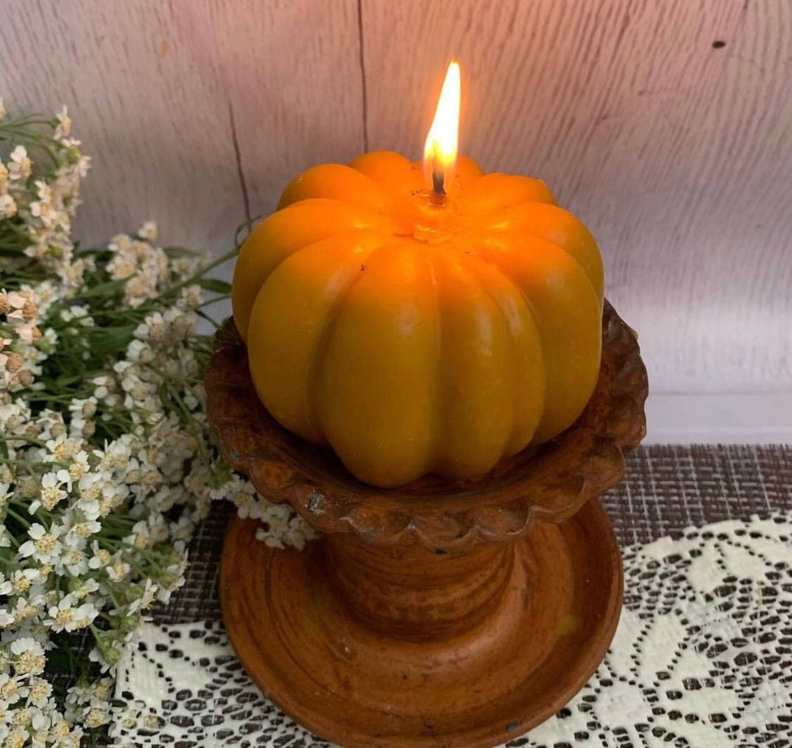 NEW halloween Pumpkin SET Candle Molds Etsy