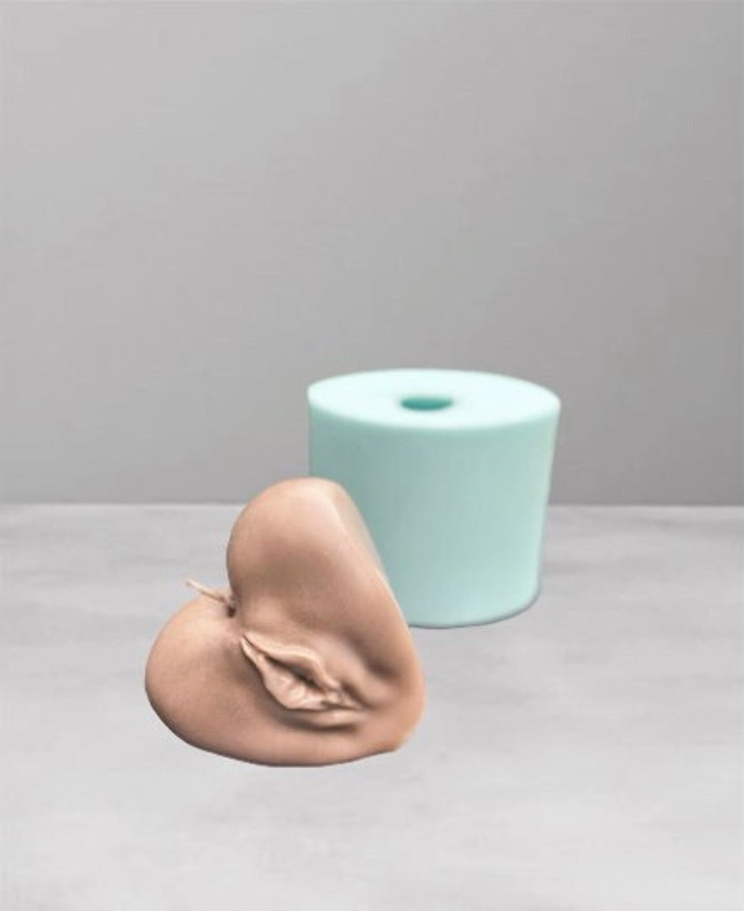 Female Vagina Silicone Mold Heart Silicone Mould Pussy Soap Mold Vulva