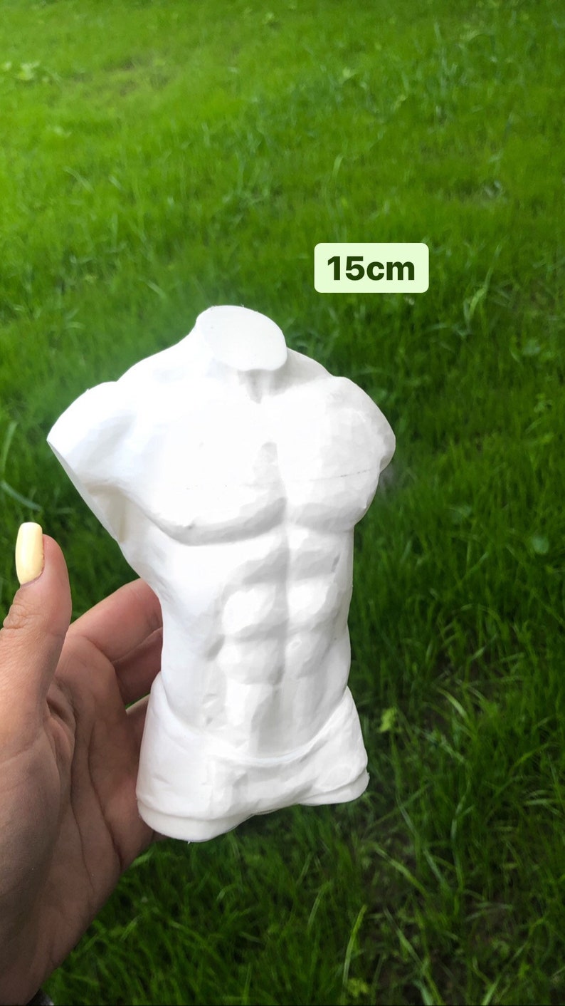 3D Body Mold Male Body Mold Candle Mold Torso Candle Mold Etsy