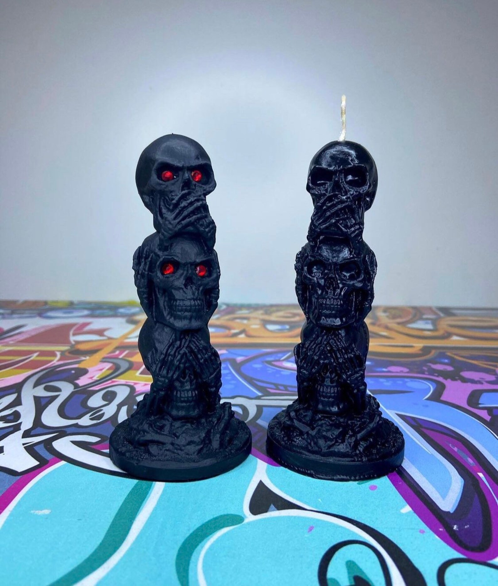 3D skulls Mold Candle Mold silicone molds 13.4cm 52 Etsy