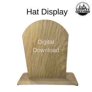 Digital download- Messy bun display, beanie display, cup display