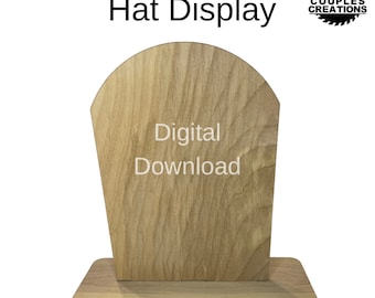 Digital download- Messy bun display, beanie display, cup display